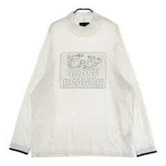 サイズ：4 DANCE WITH DRAGON ダンスウィズドラゴン  長袖ハイネックTシャツ 起毛  ホワイト系 [240101450966] ゴルフウェア メンズ ストスト サイズ：4 DANCE WITH DRAGON ダンスウィズドラゴン 長袖ハイネックT
