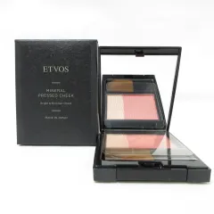 ●□ETVOS エトヴォス ミネラルプレストチーク サーモンピンク チークカラー SPF20 PA++ チーク