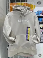 costco コストコ ロゴフーディー ブラック ベージュ 各サイズ Mのサムネイル