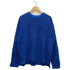fosterr (フォスター) BORDER LS TEE 21070312140030 ブルー Lのサムネイル