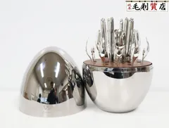 クリストフル Christofle B00065599 Mood party ムード パーティー 6人用 カトラリーセット 24pcs シルバーコーティング 極上美品 食器のサムネイル