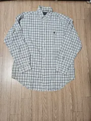 ポロ ラルフローレン ヴィンテージ チェック ベージュ 長袖 シャツ ブラック