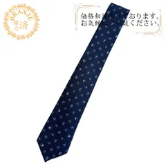 LOUIS VUITTON ルイヴィトン M79087 7CM モノグラムエクリプス シルク ネクタイ ブルー メンズ