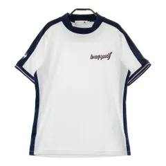 サイズ：LL LECOQ GOLF ルコックゴルフ 2023年モデル ハイネック 半袖Tシャツ  ホワイト系 [240101261044]# ゴルフウェア レディース ストスト