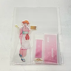 【イオン広店】 神楽 BIG等身イラストアクリルスタンド 春色茶房ver. 銀魂 コラボカフェ 【741】