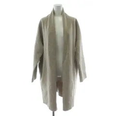 23区 オンワード樫山 カーディガン ウール 38 ベージュ ショールカラー 長袖 ロング丈 /PP ■GY59