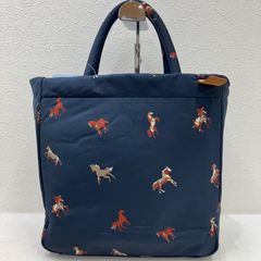【新品未使用】 ラシット ウッドランダー　ショルダー付馬柄トートバッグ 新品未使用】 ラシット ウッドランダー ショルダー付馬柄トートバッグ