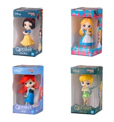 ディズニーキャラクター Q posket（キューポスケット） ミニチュアコレクション4 全4種セット BANDAI コンプリート