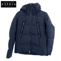 美品 ケープホーン ダウンジャケット MANTOCO ネイビー 44 防寒 保温 