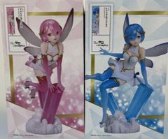 ラウンドワン限定】Re:ゼロ リゼロ ジュエルプリンセス フィギュア2種