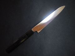240mm 牛刀包丁 鏡面仕上げ 全鋼 ステンレス 両刃 黒檀八角柄 - メルカリ