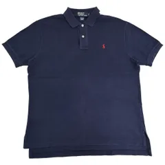 Polo by Ralph Lauren ポロ ラルフローレン ポロシャツ ネイビー(メンズ L)中古 古着 X8786