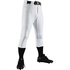 デサント(descente) PROレギユラーFITパンツ 野球ソフトユニフォームパンツ・M (db1239p-swht)、Sホワイト