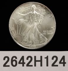 アメリカシルバーイーグル銀貨1986年 1オンス銀貨 純銀 ウォーキング