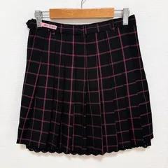 LIZ LISA doll リズリサドール スカート プリーツレース 黒 ピンクチェック レディース キッズ 160 Y2K 平成女児 ギャル 原宿系 渋谷系 ガーリー