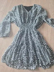 フレア ONE PIECE ブラック/白 パータン 新品 フリーサイズ