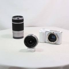 美品】SONY α6000 ホワイト ダブルレンズセット（使用頻度極小