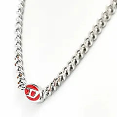 DIESEL DX1446040  ネックレス メンズ シルバー レッド並行輸入品