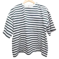 WEGO ウィゴー ボーダー Tシャツ Mサイズ 半袖 マルチボーダー ポケット付き カットソー メンズ カジュアル ストリート 古着 夏服 トップス おしゃれ 定番 人気 シンプル 着回し ゆるだぼ ビッグシルエット 春夏