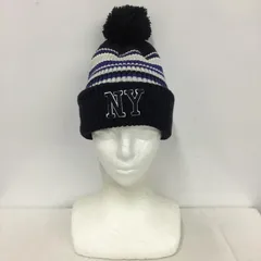 USED 古着 帽子 ニット帽 BN444114007 Nロゴボンボンワッチ タグ付き ボーダー