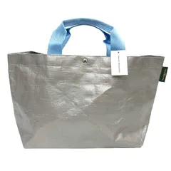 Herve Chapelier エルベシャプリエ 2012PP マルシェバッグM グリ×ブルエ トートバッグ 未使用 aq12811