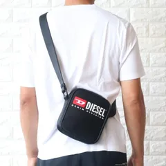 【並行輸入品】ディーゼル ミニショルダーバッグ メンズ DIESEL ロゴ RINKE CROSSBODY X09553 P5480 T8013