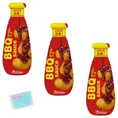 Ｍｏｎｏｌｏｇ Sｔｙｌｅ ハウス食品 バーベキューソース 170g ×3個セット ★スラスラ本舗オリジナルポケットティッシュ付き★ のサムネイル