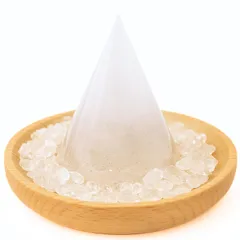 【新品】 YOTSUBA＋ 盛り塩 交換不要 ヒマラヤ岩塩 浄化 清め塩 ヒーリング オルゴナイト お守り 台座付き (クリスタル 大１個) 0