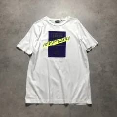 GQ5179◇DIESEL : NYPCRI グラフィック ロゴプリントTシャツ◇S◇白系 ディーゼル Y2K