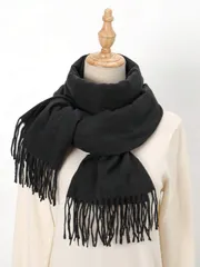 アクセサリー レディース スカーフ 1枚 女性用 ファッショナブル 万能 無地 暖かいスカーフ