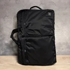 PORTER タンカー 二層　3way ビジネスバッグ ブラック 旧ファスナー リュック 吉田カバン Blue Box2-842