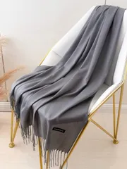 アクセサリー レディース スカーフ 1個 190*70cm アウトドア クラシック 無地 防風ショール、ファッショナブルな薄手のスカーフ、エアコン室内、ドレス用の大判で暖かいストール