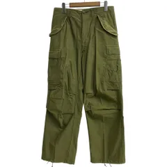 ミリタリー MILITARY 70's US.ARMY M-65 トラウザーズ カーゴパンツ グリーン SMALL-REGULARサイズ 201MB-1405 VB