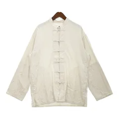 Snow peak スノーピーク チャイナ シャツ ジャケット JK-19AU208 コットン シンプル メンズ Lサイズ アイボリー トップス DM18647■のサムネイル