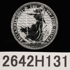 本物保証 2021年 イギリス ブリタニア 銀貨 1オンス 1oz 純銀 - メルカリ