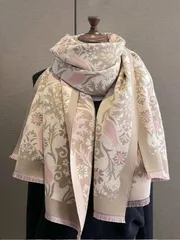 アクセサリー レディース スカーフ 1枚 フローラルジャカード ニット フォーカシミア調 暖かいマフラー/ラップ レディース、秋冬に活躍するファッションアクセサリー、ドレスの装飾にも適しています