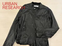 URBAN RESEARCH アーバンリサーチ レザーライダースジャケット メンズL ブラック kumade335_R80414のサムネイル