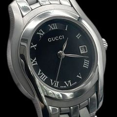 稼働/箱付き/コマ付き】GUCCI グッチ デイト クォーツ 腕時計 3針