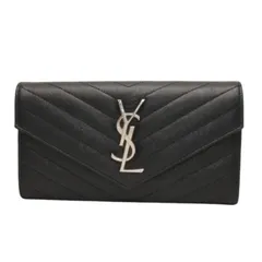 極美品 YVES SAINT LAURENT イヴ サンローラン ラージフラップ