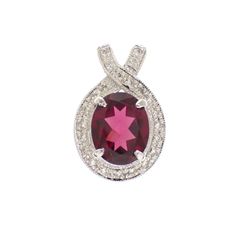 QVC K18WG アンデシン1.0ct サファイア ダイヤ ペンダントトップ 
