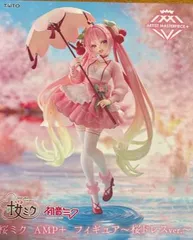 初音ミク　桜ミク AMP+フィギュア 桜ドレスver.