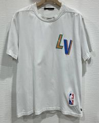 Louis Vuitton チェーンワッペン付き ロゴTシャツ グローバルロゴ