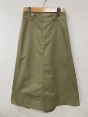 Dickies ディッキーズ ワークスカート カーキ M ウエストゴム Aライン ロングスカート