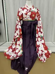 Catherine  Cottage   七五三衣装　サイズ160   椿、桜　赤×紫　HAKAST23-160-BU