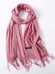 アクセサリー レディース スカーフ 1個 アウトドア クラシック 無地 防風ショール、ファッショナブルなニュートラル薄手スカーフ、エアコン室内に適し、ドレス用の大判スカーフ 秋冬向け