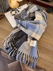 アクセサリー レディース スカーフ 1枚 レディースファッション韓国風チェック柄スカーフ、秋冬暖かいファッションフリンジ付きスチューデントスカーフ、厚手ロングスカーフ カップル用、ドレス用