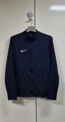 ナイキ ドライフィット 刺繍 ロゴ 高級 ジップアップ ジャケット メンズ 95 スリム 100 サイズ ネイビー