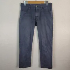 Calvin Klein カルバンクライン コットンパンツ スリムフィット ダークネイビー 30X30 メンズ 古着 シンプル モード