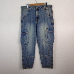 ZARA ザラ ミッドライズ デニム カーゴパンツ サイズ36 - メルカリ