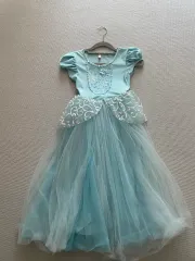 女の子用 シンデレラスカイブルー ドレス (130)
